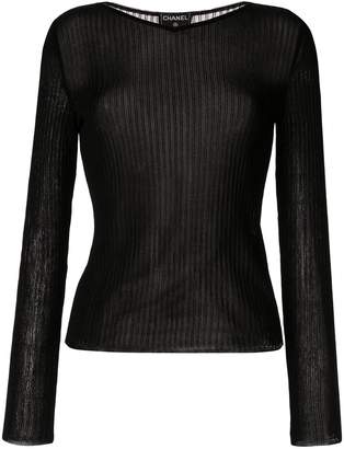 Chanel Pre-Owned 1999 ribbed T-shirt