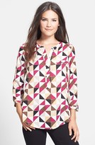 Thumbnail for your product : NYDJ Geo Print Blouse