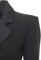 Thumbnail for your product : Thierry Mugler Slim Fit Wool Blazer