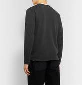 Thumbnail for your product : Velva Sheen Slim-Fit Garment-Dyed Cotton-Jersey Henley T-Shirt