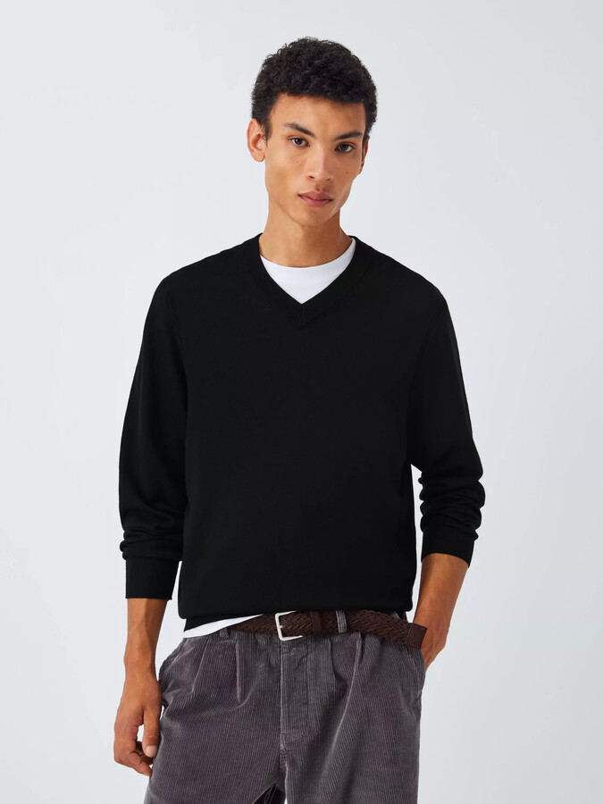 Raging Bull Cotton V-Neck Jumper ShopStyle