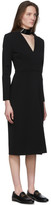 Thumbnail for your product : Gucci Black Patent Collar Long Sleeve Dress