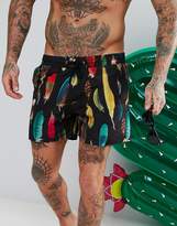 Thumbnail for your product : Paul Smith Feather Swim Short In Black