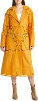 Thumbnail for your product : Free People Susanna Eyelet Cotton & Linen Coat