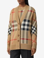 Thumbnail for your product : Burberry Vintage Check V-neck cardigan