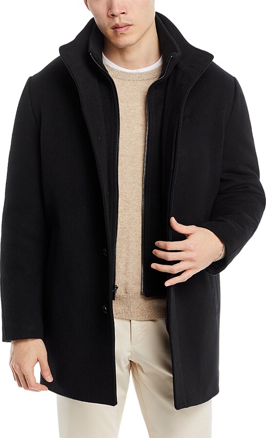 Cardinal of Canada Mont Royal Wool & Cashmere Regular Fit Car Coat