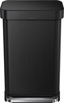 Thumbnail for your product : Container Store simplehuman 12 gal./45L Rectangular Step Can Matte Black
