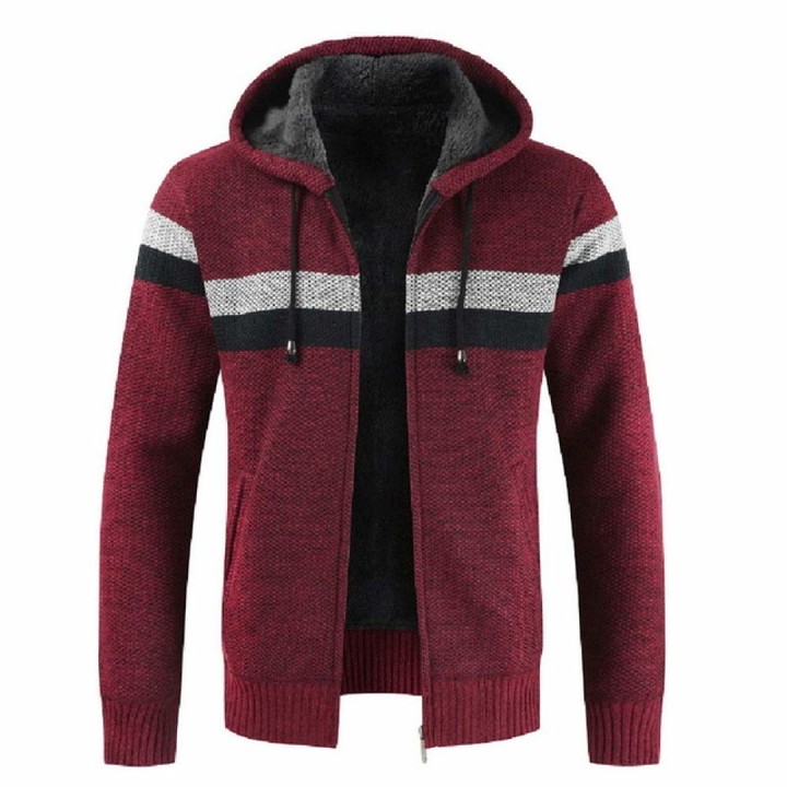 mens fleece cardigan uk