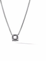 Thumbnail for your product : David Yurman sterling silver Petite Chatelaine topaz and diamond necklace