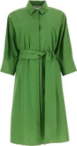 Green Poplin Tabata Shirt Dress 