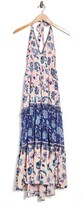 Thumbnail for your product : Area Stars Riviera Paisley Halter Maxi Dress