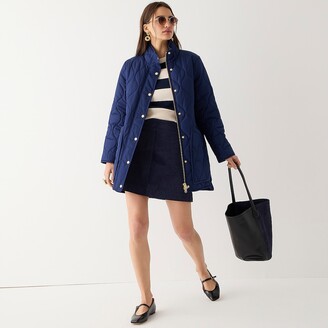 J.Crew Tall new quilted cocoon puffer coat