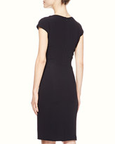 Thumbnail for your product : Etro Lace-Applique Cap-Sleeve Dress, Black