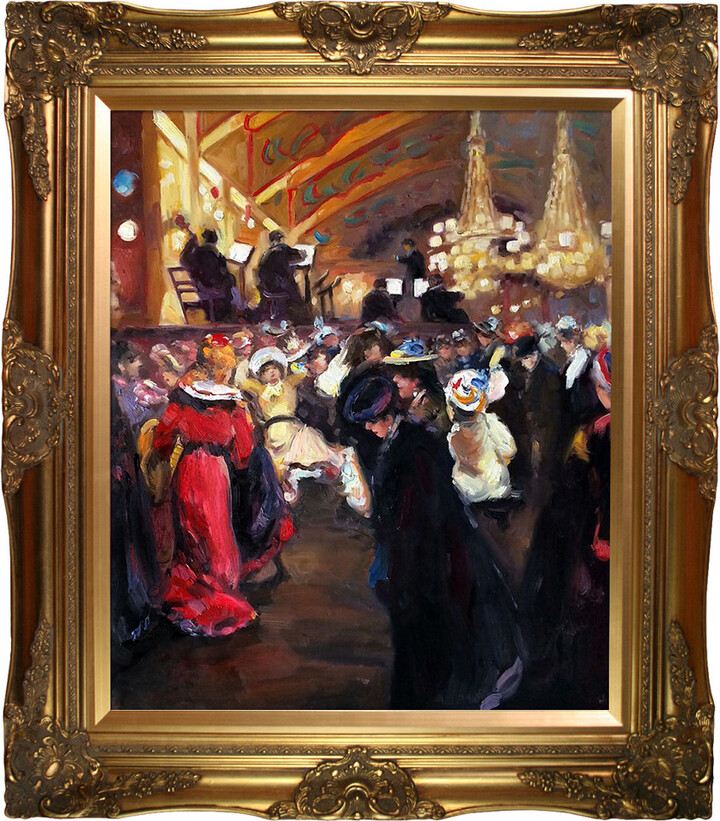 Museum Masters Le Bal Au Moulin-Rouge Framed Oil Reproduction By Alfred  Henry Maurer - ShopStyle Paintings