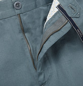 Thumbnail for your product : Incotex Slim-Fit Cotton-Twill Trousers