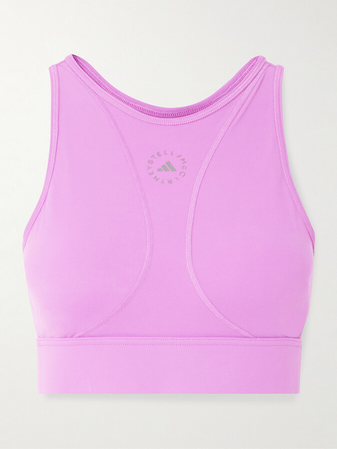 adidas by Stella McCartney Truestrength Recycled Stretch Sports Bra - Pink - ShopStyle