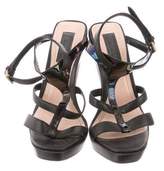 Thumbnail for your product : Derek Lam Leather Ankle Strap Sandals