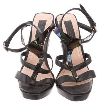 Derek Lam Leather Ankle Strap Sandals