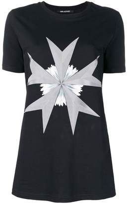 Neil Barrett Military star print T-shirt