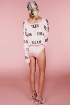 Thumbnail for your product : Wildfox Couture Teen Dream Billy Crop in Bel Air Pink