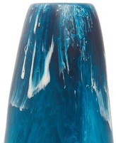 Thumbnail for your product : Dinosaur Designs Pebble Large Marbled-resin Vase - Blue Multi