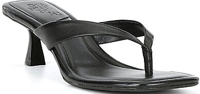 Gianni Bini Vaga Leather Thong Sandals