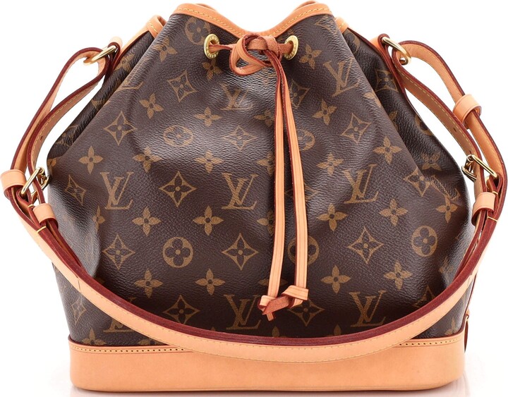 Louis+Vuitton+Petit+No%C3%A9+Bucket+Bag+Blue+Leather for sale