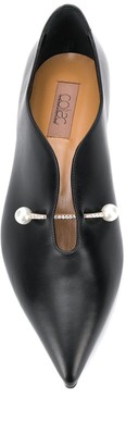 Coliac Pearl-Embellished Ballerinas