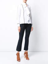 Thumbnail for your product : Derek Lam 10 Crosby Long Sleeve Ruffle Front Shirt