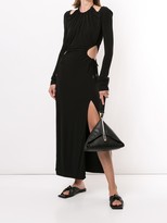 Thumbnail for your product : Dion Lee Ruched Cut-Out Dress
