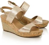 Thumbnail for your product : UGG Elena Metallic Wedge Sandals