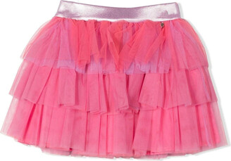 Simonetta Pink Polyamide Skirt
