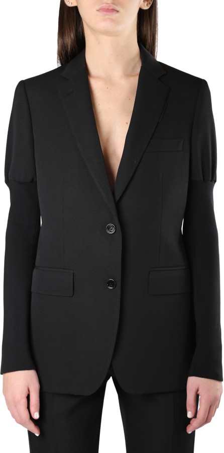 burberry blazer womens black