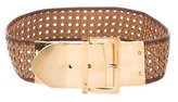 Thumbnail for your product : Stella McCartney Raffia Woven Waist Belt