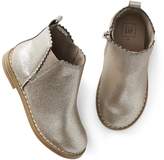 Thumbnail for your product : Gap Metallic scallop chelsea boots