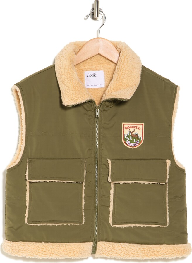 Elodie K Retro Faux Shearling Lined Vest ShopStyle