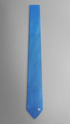 Burberry Modern Cut Dotted Silk Tie