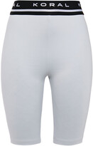 Thumbnail for your product : Koral Streamline Monogram-trimmed Stretch Shorts