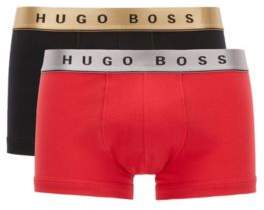 HUGO BOSS Cotton Trunks, 2-Pack Gift Box Trunk 2P Gift CO XL Open Red