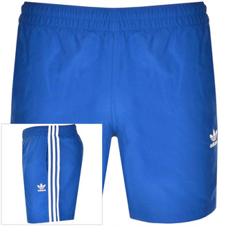 adidas blue swim shorts
