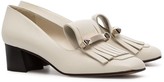 Thumbnail for your product : Valentino Uptown 45 fringed leather loafers