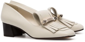 Valentino Uptown 45 fringed leather loafers