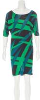 Thumbnail for your product : Diane von Furstenberg Silk Geometric Print Dress