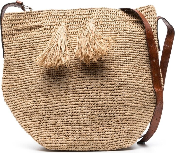 IBELIV TasselTrim Straw Tote Bag ShopStyle