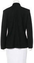 Thumbnail for your product : Halston Long Sleeve Wool Blazer