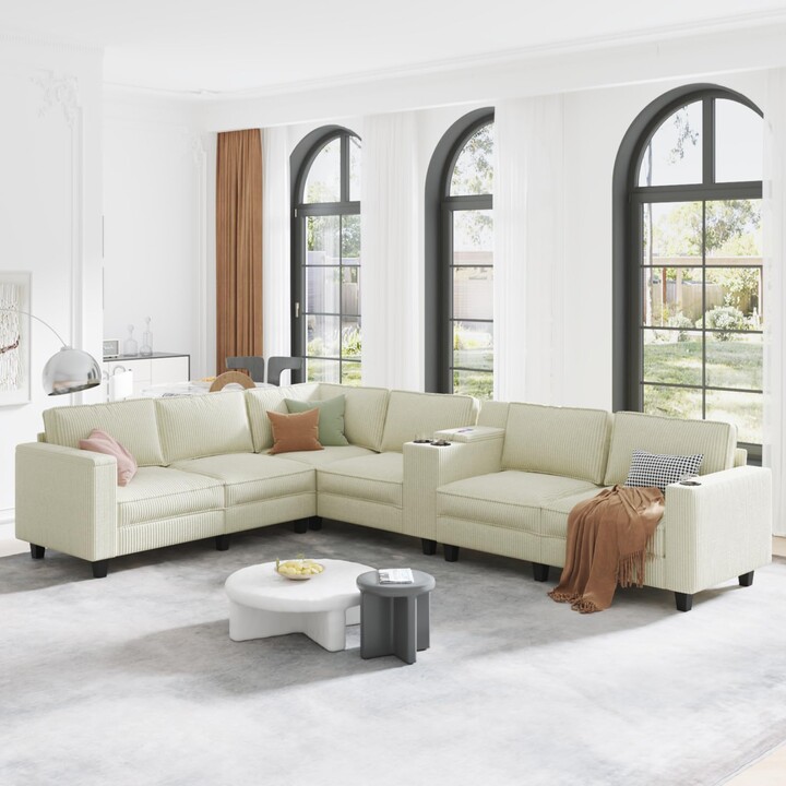 Ball & Cast L-Shaped Sectional Couch for Living Room