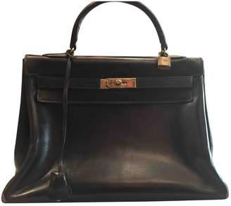 Hermes Kelly leather handbag