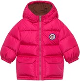 Thumbnail for your product : Gucci Baby nylon padded coat with Double G
