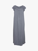 Thumbnail for your product : Nora Rose by Cyberjammies Juliette Floral Lace Square Neck Nightdress, Grey