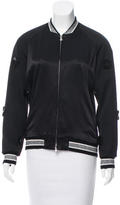 Thumbnail for your product : 3.1 Phillip Lim Embellished Wool Bomber Jacket